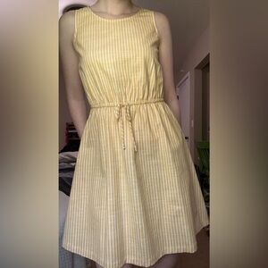 Yellow-Striped Dress